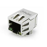 Pulse Electronics JD0-0002NL Magnetic Jack THROUGH HOLE 1X1 1G TAB DOWN