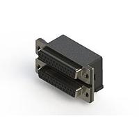 EDAC 662-025-264-001 Dual Port D-Sub Connectors Right-angle Dual Port D-Sub Connector