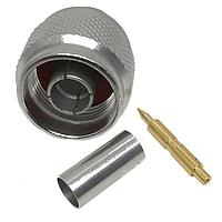 Radiall R161083000 Connectors N / STRAIGHT PLUG FULL CRIMP-TYPE CABLE 5/50 D