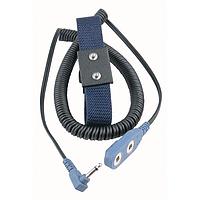 Desco 19690 Adjustable, with Cord 4mm male snaps w/ 6' Snap-One Coil Crd