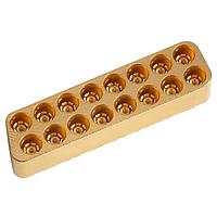 HUBER+SUHNER 2x8A_81_MXP-S50-0-3/111_NE Multi-Port Connectors MXP straight PCB plug(m)
