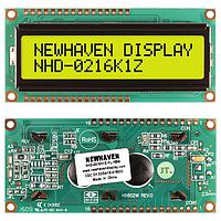 Newhaven Display NHD-0216K1Z-FL-YBW LCD Character Display Modules STN- Y/G Transfl 80.0 x 36.0