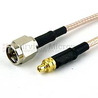 Fairview FMC0209316 SMA Male to MMCX Plug Cable RG-316 Coax