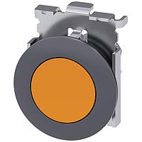 SIEMENS 3SU10600JB000AA0 Flat Button PUSHBUTTON. AMBER