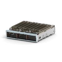 AMP Connectors - TE Connectivity 2173239-1 zQSFP 1x3 CAGE ASSY, BEZEL W/NETWRK HEATSINK