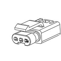 Amphenol Commercial Products FLHS4390 Headers FLH Series - Wire Mount Connector,
