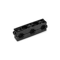 HellermannTyton 151-04062 Fixing Element TRIPLE BUNDLE HIGH VOLTAGE CLAMP, 0.75 BUNDLE, BLACK