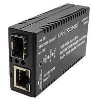 Lantronix M/GE-PSW-PSE-01-BR Media Converters PoE Media Converter 1GE TP to Fibe SFPr Mini 802.3at PSE w/ -BR Pwr
