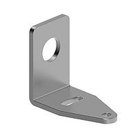 Banner Engineering SMB12MM Mounting Brackets Bracket: Right-Angle for 12 mm threads; Material: 12 Gauge Stainless Steel; (+/-) 10 lateral movement; Holes accommodate #8 hardware