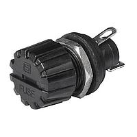 Schurter 3-133-483 Shock-Safe Fuseholder FRM-A, Shock-Safe Fuseholder, IP67, Fingergrip, Screw, for 3x10mm DRM-A Fuse, Quick-Acting F, Sold per piece