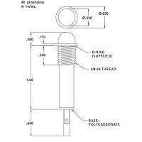 VCC 6011QM1 Neon Panel Mount Indicators NEON OILTIGHT PMI W/TERM