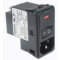 P&B PS0SXSS30 Inlets 3A DPST 1 FUSE SNAP IN MOUNT