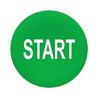 SCHNEIDER ZBA333 Caps PSH BTTN COLOR CAP ENGRAVED "START"