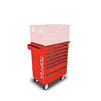 TOPTUL GCAJ0037 W/7- Drawer Tool Trolley (229 pcs, Red)