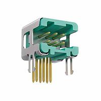 Harwin G125-MH10605L5P Shrouded Male,Horz,3.3mm,6P PCB Hold dwn no lock
