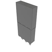 Samtec ESW-103-58-L-S Stackthrough .100" Elevated Socket Strip