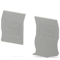 PHOENIX CONTACT 3206607 Cover, Segment DS-QTC 2.5 END COVER, GRAY