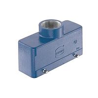 HARTING 19360241422 Headers & Wire Housings 24B EX Hood Top Entry, Double Lever, Low Construction, M32 (IECEx Intrinsically Safe - IEC EN 60079)