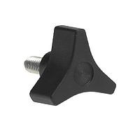 Davies Molding 3036-L Clamping Knob Thru-Hole 3-Arm Clamping Knob