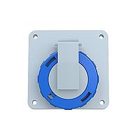 Amphenol Tuchel 2CMA166996R1000 Connectors 2P+E Panel Mounted Socket Outlet. Replaces Part# 216RAU6W