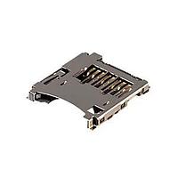 Same Sky (formerly CUI Devices) MSD-7-A Card Connectors 10 Positions, Push In, Auto Eject Out, SMT, 1.8 mm Height Above Board, 3u"