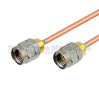 Fairview FMC3030988 1.85mm Male to 1.85mm Male Cable RG405 Coax