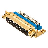 Amphenol Positronic SDD44M3S500G High Density D-Sub Connectors D-Sub Male Connector 44P Solder Tail Straight Gold Shell