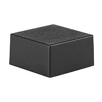 NKK Switches AT4059A Flat .472" SQ CAP BLK GLS