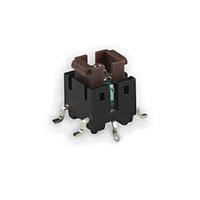 Alcoswitch - TE Connectivity 3-2213819-5 Tactile Switches 6X6 ILL TACT SMT 260GF LI YELLOW GREEN