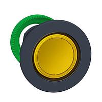 SCHNEIDER ZB5FA58 Switch Actuators Push Button yellow, clear ring
