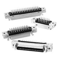 3M Electronic Solutions Division 10250-R21TS Micro-D D-Sub Connectors 50P VERT SHLD RECEP BRDMNT COMPLIANT PIN