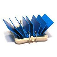 Advanced Thermal Solutions ATS-50210G-C1-R0 Component maxiFLOW Heat Sink with maxiGRIP Attachment, T766, Blue-Anodized, 21x21x12.5mm