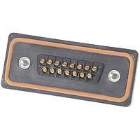 HARTING 09677156715 D-Sub Connectors - Standard Density D-Sub IP67 15pin female, turned solder cups, front plastic mounting, w/ 4-40UNC thread, PLS4