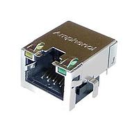 Amphenol Commercial Products RJE711881401T Modular 8P8C, RA, CAT6, Shield, Recessed Profile, No LEDs