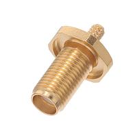 Radiall R125322030 Connectors SMA / STRAIGHT BULKHEAD JACK PANEL SEAL CRIMP TYPE - CABLE 2.6/50 D