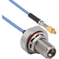 Amphenol SV Microwave FB292-047-FV67.3SMPS-180 RF Cable Assemblies 2.92mm BKHD F  VITA 67.3 SMPS 18"Cable