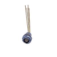 NorComp 820BR04-2S3R001 Connectors 0B 4 p f right angle pnl mnt long tails