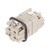 HARTING 10200030003 Connector Kits HAN 10A 3P+GRD METAL TOP ENTRY HOOD R/A