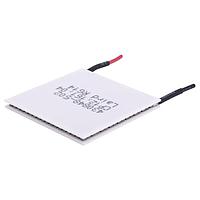 Laird Thermal Systems 387001141 Ceramic Plate Thermoelectric Cooler, Ceramic Plate, High Current, Epoxy, 76.3W, 40x40x3.2mm