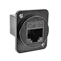 Switchcraft EHRJ45D5EB Modular RJ45 CAT5E Diecast Housing, Black
