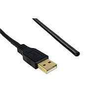 Qualtek Electronics 3021023-16 USB 2.0 A-BLUNT 24 AWG 16' USB 2.0