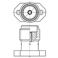 Hirose Electric HRM(G)-300-468B-1 RF Terminators SMA Conn Vert Type Recept up to 28 GHz