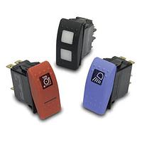 Carling Technologies V2D1S00B-AZS00-000 Contura Sealed Rocker Switch V2D1S00BAZS00000