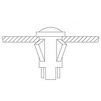 VCC 1031QD4 Neon Panel Mount Indicators WHITE 208-250VAC