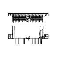 AMP Connectors - TE Connectivity 171366-1 Shrouded 17 POS HOR CAP HSG