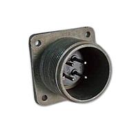 ITT Cannon MS3100F24-12SW Circular MIL Spec Connector ER 5C 3#12 2#4 SKT RECP WALL