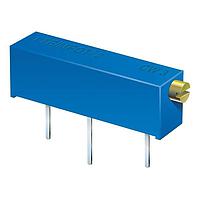 Bourns 3059P-1-203LF 1-0.25 in Rectangular Sealed Trimmer Resistor 20Kohms 10% 1-1/4" PC Mount