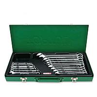 TOPTUL GAAD1604 16pcs Offset Pro-Line Combination Wrench Set - METRIC