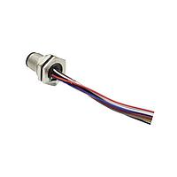 Amphenol LTW M12B-05PMMC-SF8BA0 Sensor Cables / Actuator Cables M Series Sensor Connector, M12, B Code, Metal, 4A, 05 pins, Male Connector, Male Contact, Hexagonal, Screw Thread, Crimp, Receptacle With Cable/Wire, Length 1000mm, IP68