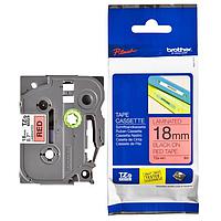 BROTHER TZE-441 Label Tape (18mm,Black on Red)